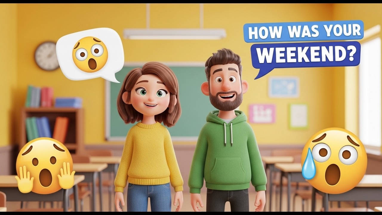 How to Talk About Your Weekend in English | Daily English Conversation for Beginners