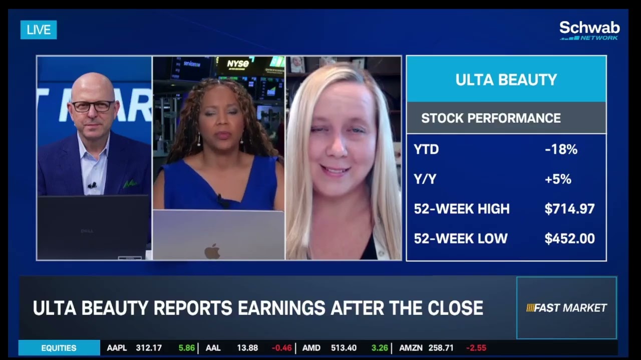 Ulta Beauty (ULTA) в преддверии публикации финансовых результатов.