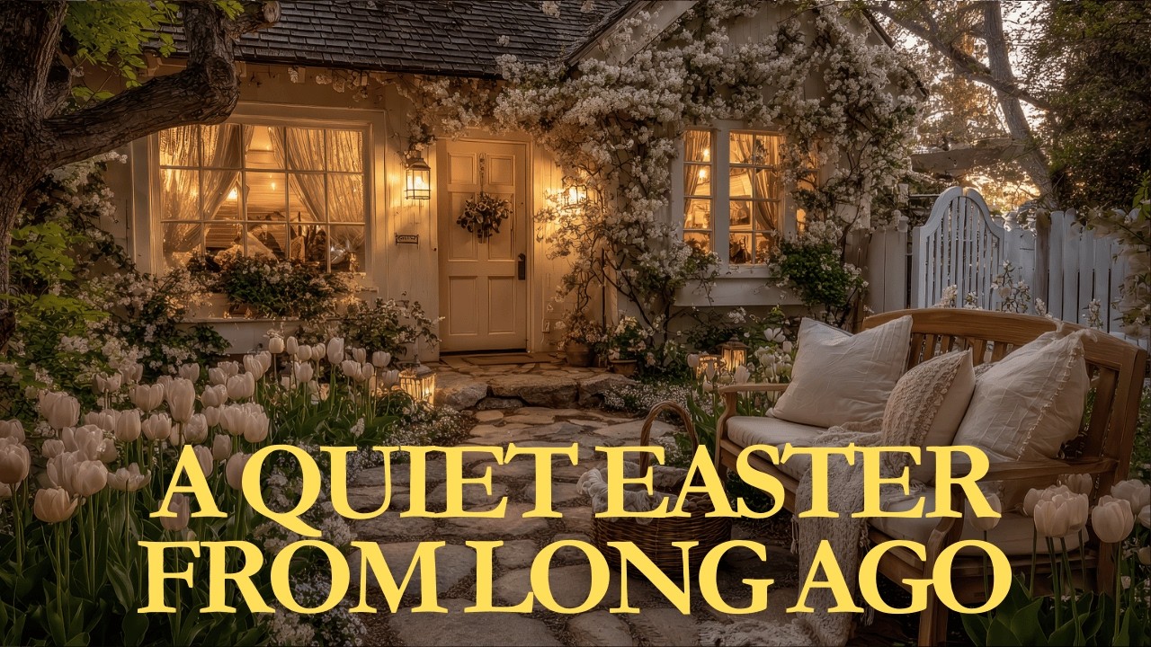 English Country Cottage Pastel Light & Butter Yellow Easter | Romantic Spring Decor Inspiration