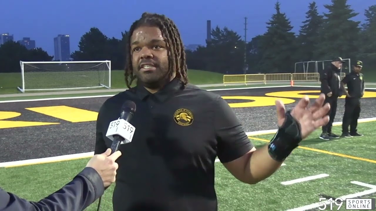 Postgame interview with Jordan Schmidt after a U16 Jr. Warriors victory