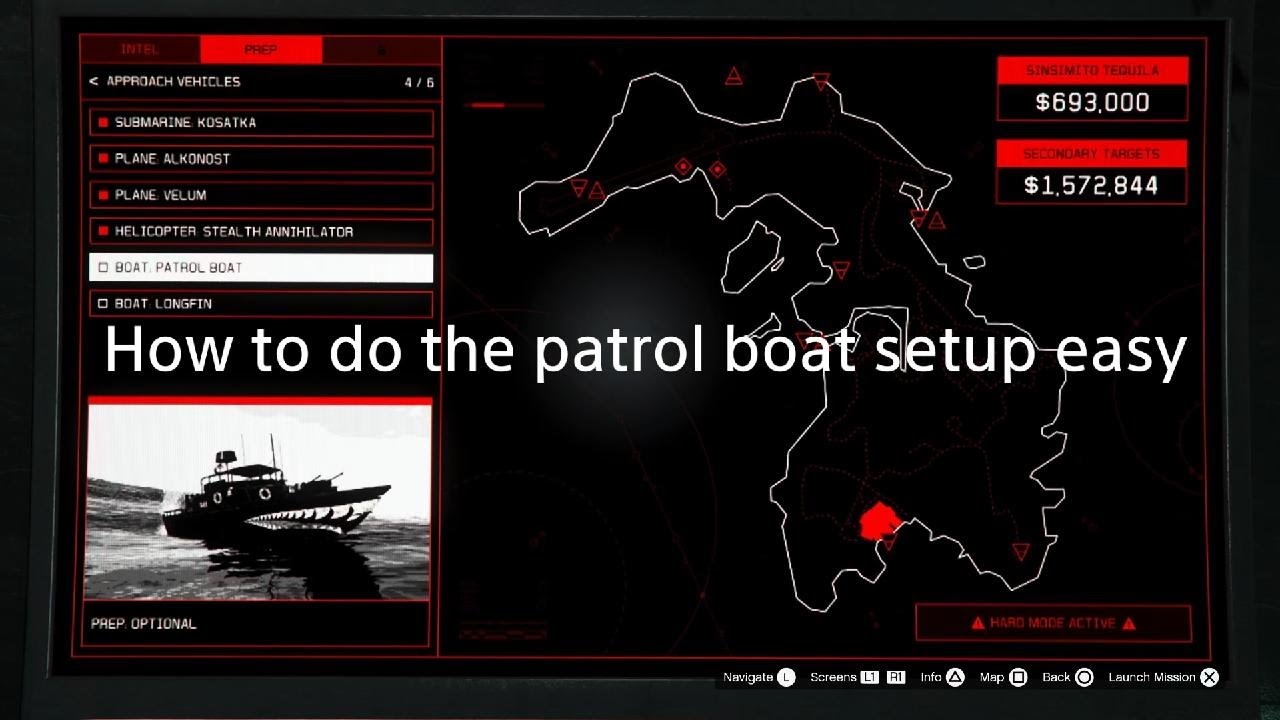 GTA Online Cayo Perico Heist / how to do patrol boat setup easy guide