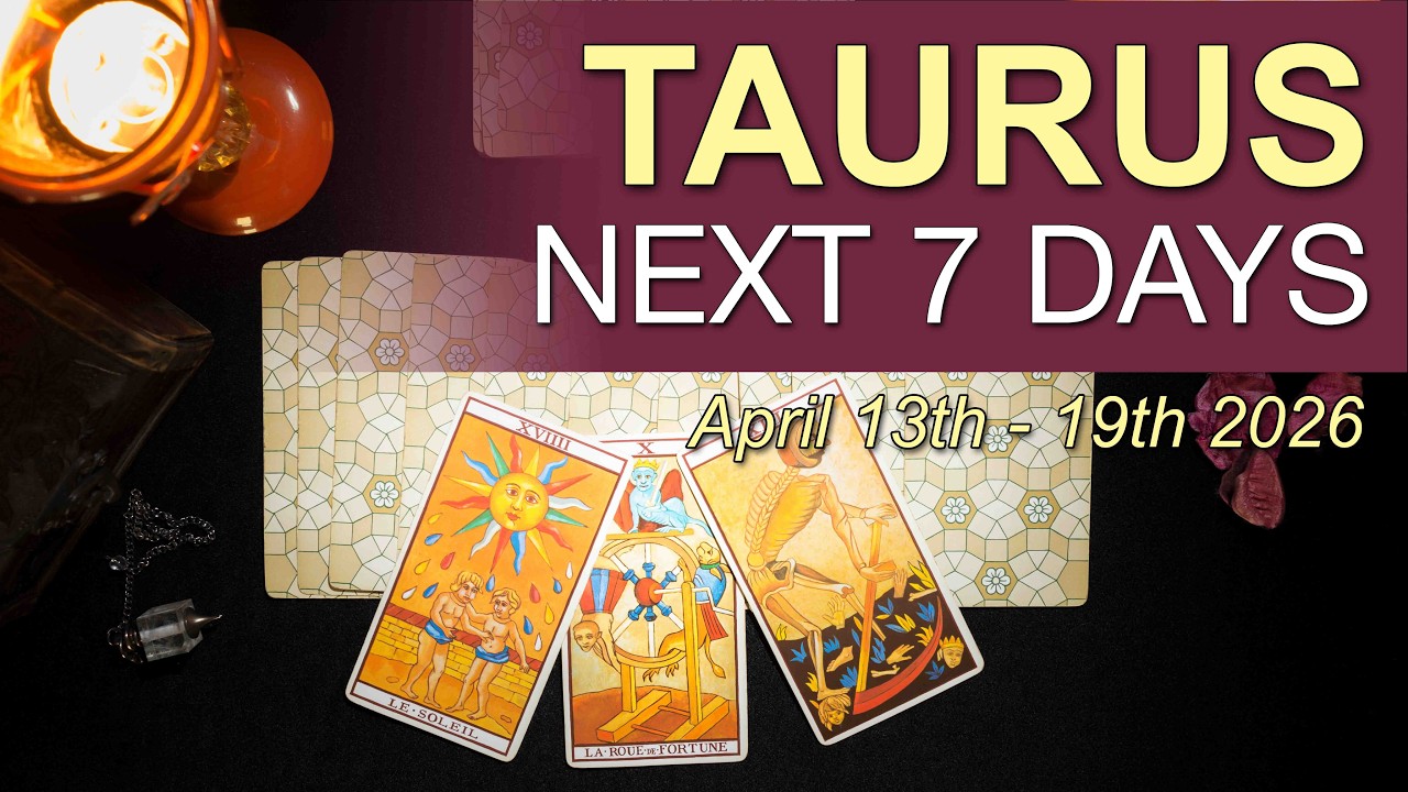 TAURUS Weekly Tarot &lsquo;NOT GIVING TO WHAT DOESN'T GIVE BACK!&rsquo; April 13 - 19 2026 ✨
