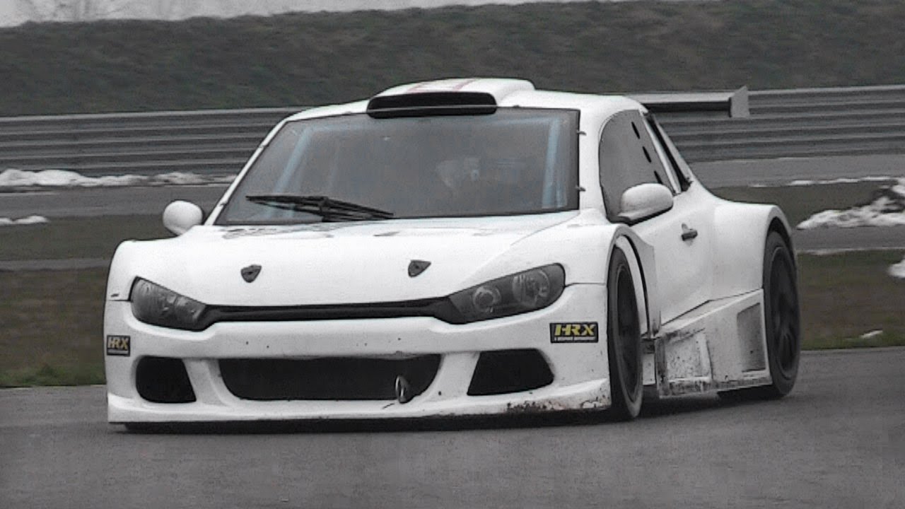 320bhp GC10 V6 Race Car w/ a VW Scirocco Body  Testing & Sound On Track!