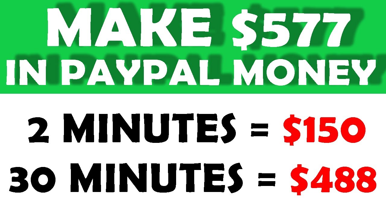 MAKE Big PayPal Money FAST for FREE $577 | Free PayPal Money (Earn PayPal Money)