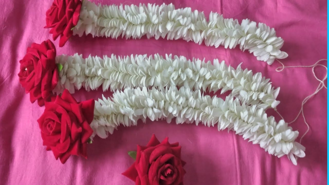 💯গাজরা তৈরী||গায়ে হলুদের গহনা তৈরী প্রশিক্ষণ ক্লাস৪২||flower jewellery making at home.