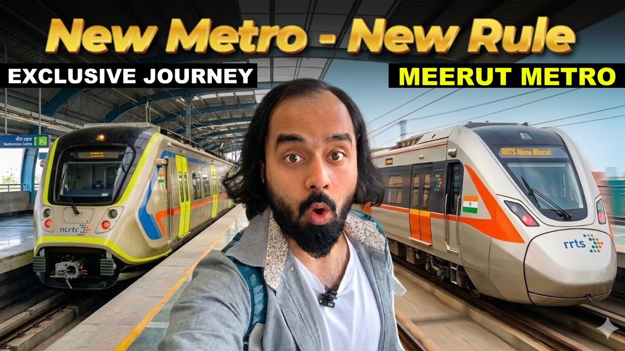 “Namo Bharat Train New Rules 🚄 Delhi–Meerut RRTS Full Journey | Must Know Before Travel”