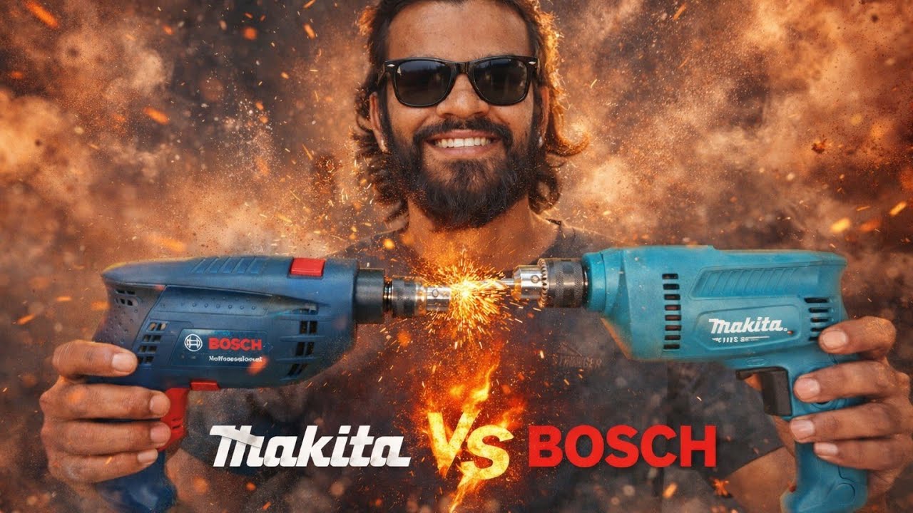 Bosch vs Makita Drill Machine 🔥 कौन सी Best है? | Full Power Test 