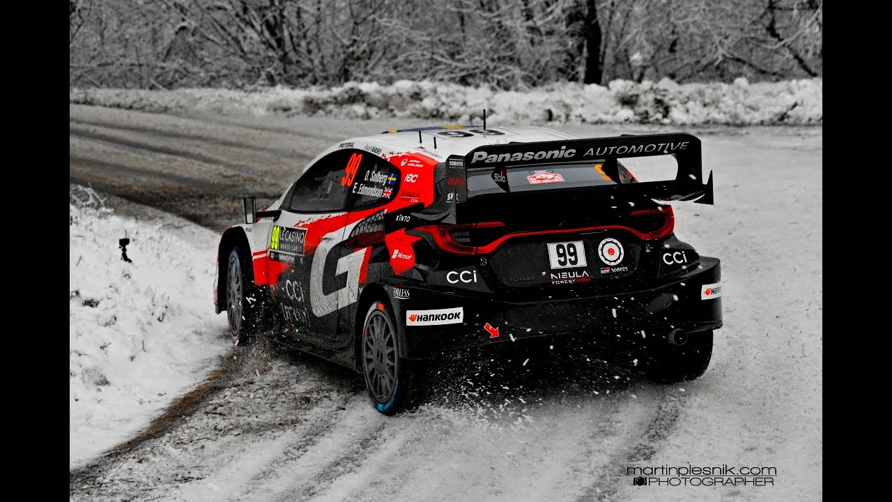 23.-25.1.2026 Rallye Monte Carlo - sideways, snow, action