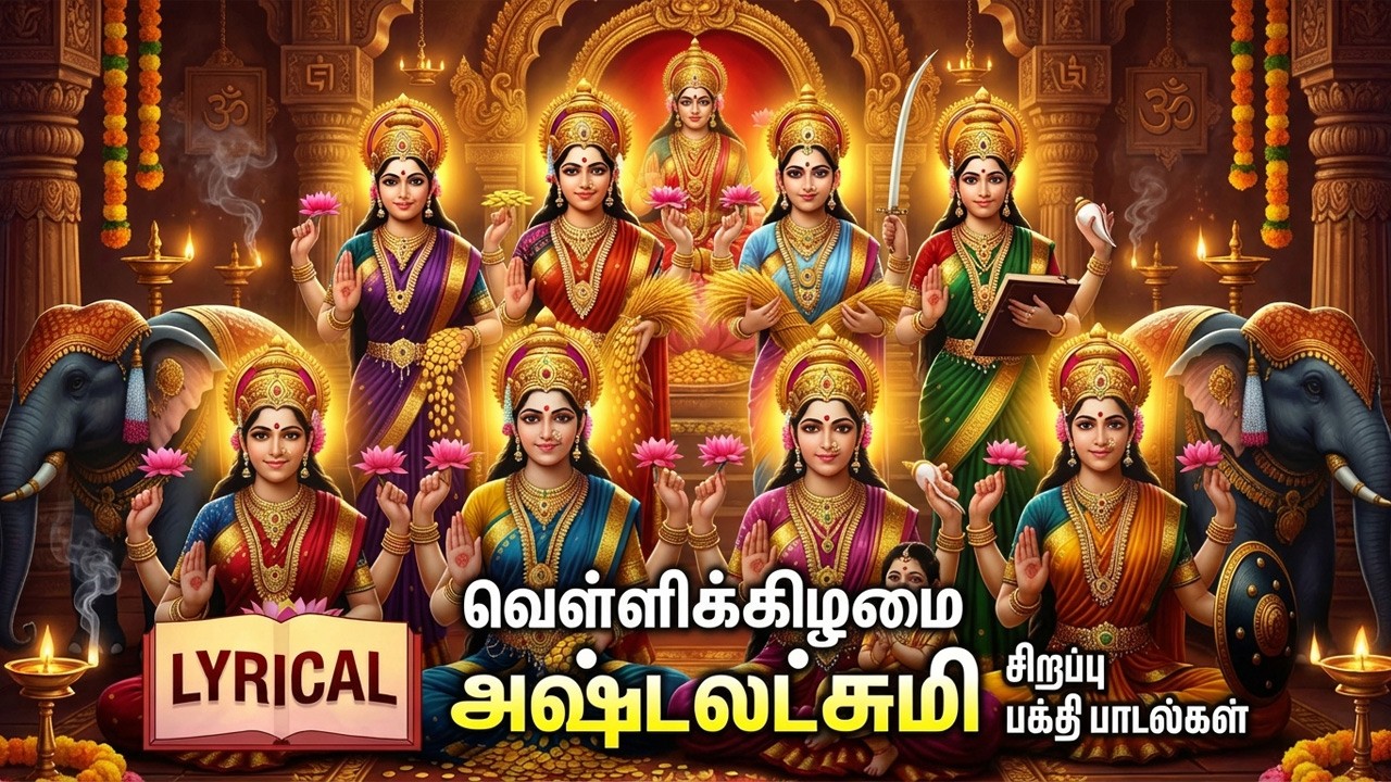 Friday Powerful Ashtalakshmi Bhakti Stotram & Songs | Ashtalakshmi Tamil Bhakthi Padalgal
