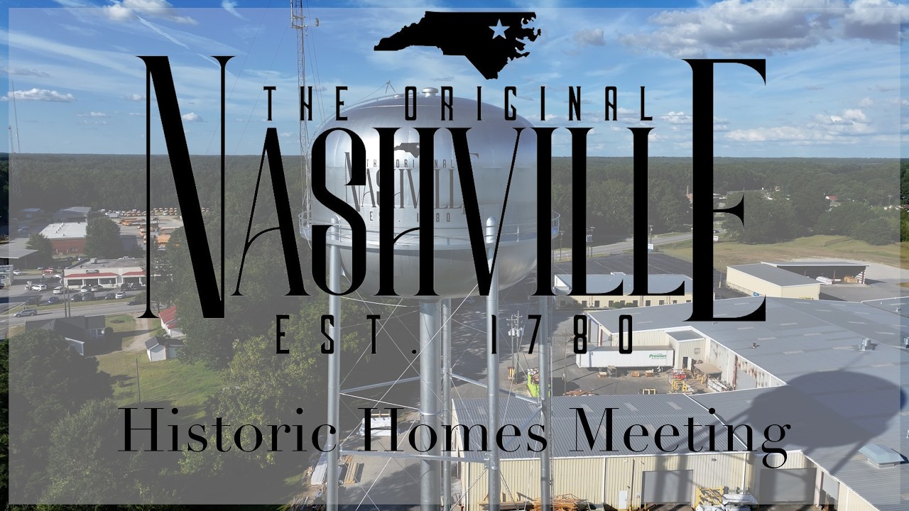 Town of Nashville | Historic Homes Meeting | February 9, 2026