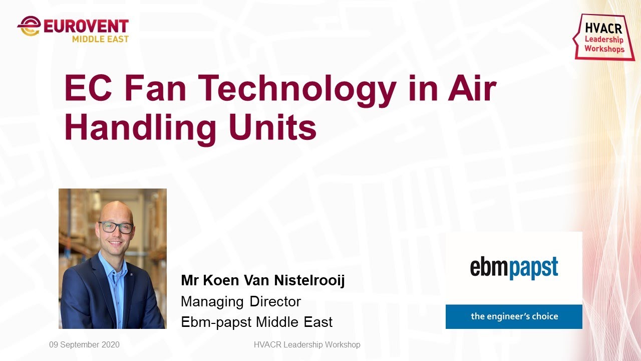 ebm-papst: EC Fan Technology in Air Handling Units