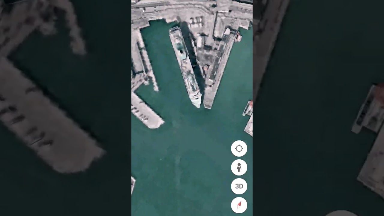 I found Costa Concordia on Google earth #short #viral