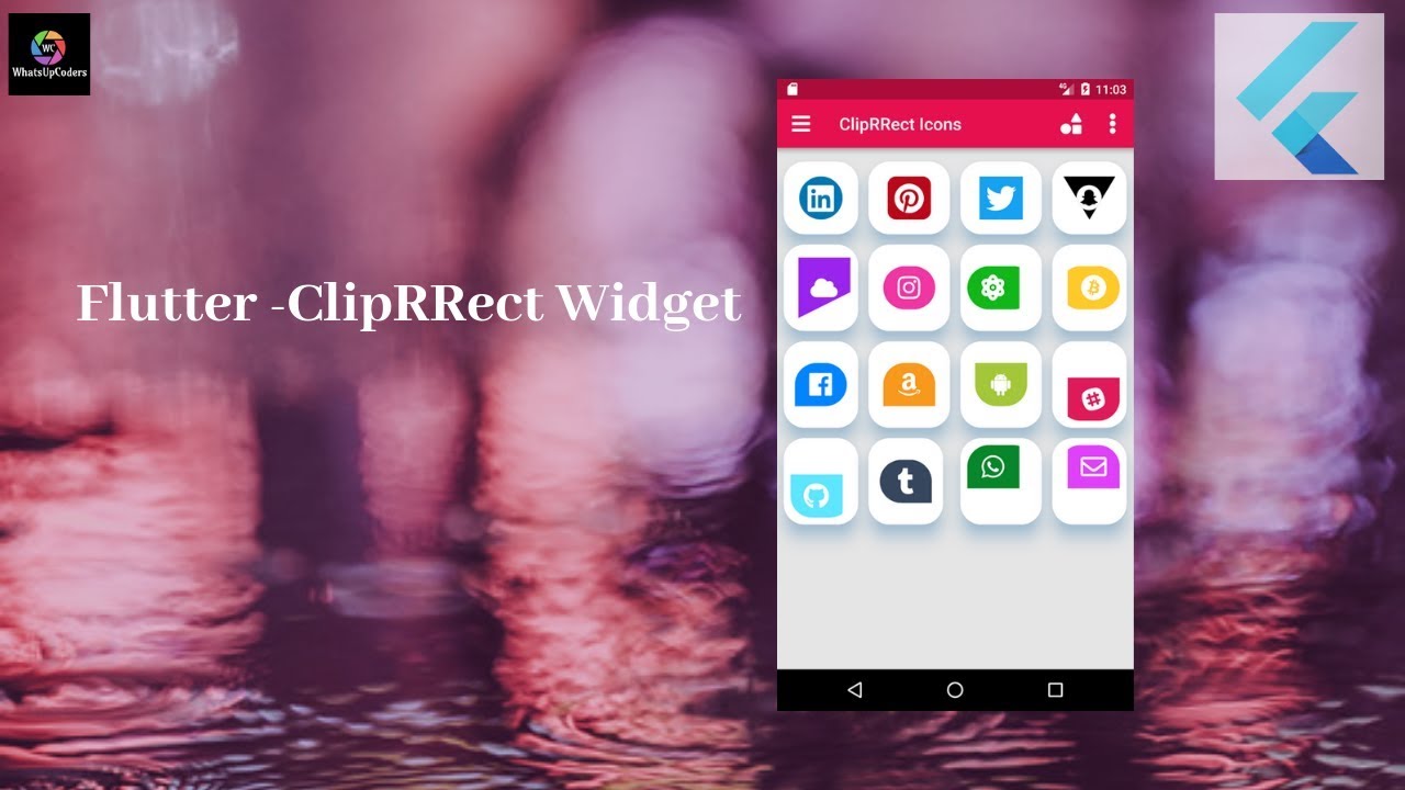Flutter Tutorial - Flutter ClipRRect