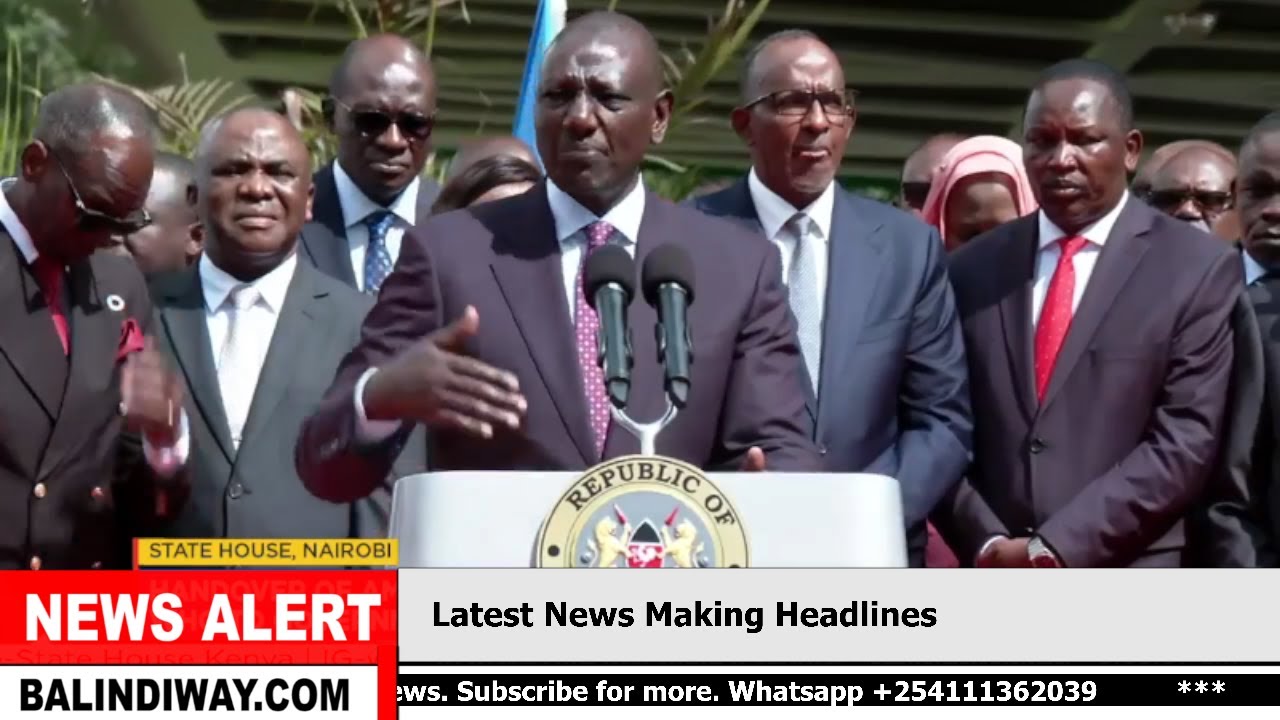 Listen to what President Ruto said today in State House after receiving medical supplies from WHO!