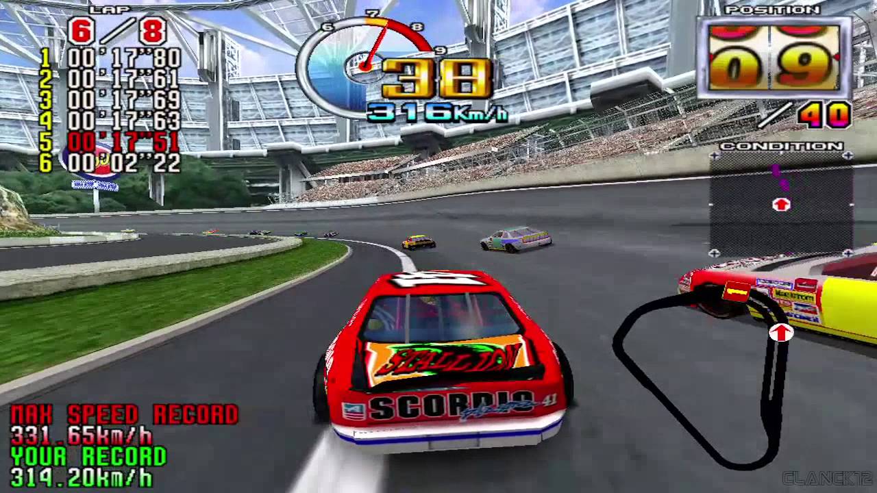 Daytona USA 2: Battle On The Edge - Begginer Stage [Normal Level Car]