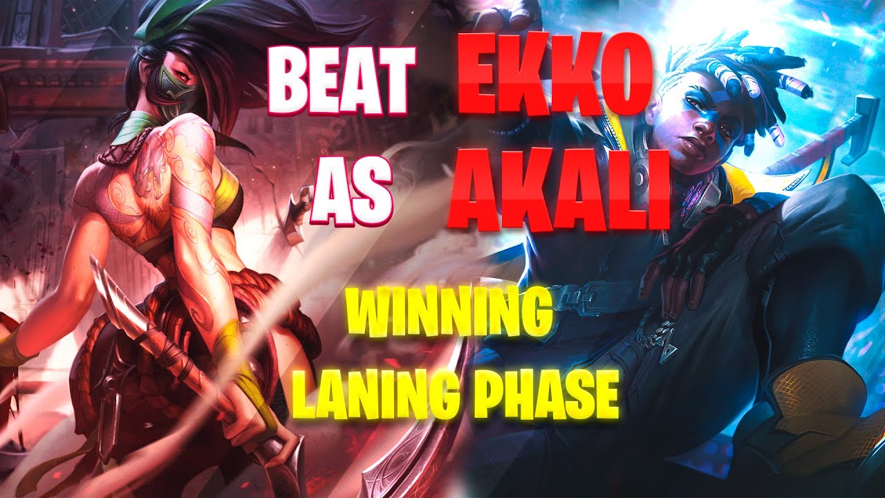 Akali VS Ekko | How to beat Ekko as Akali | Tips And Counters for Laning Phase