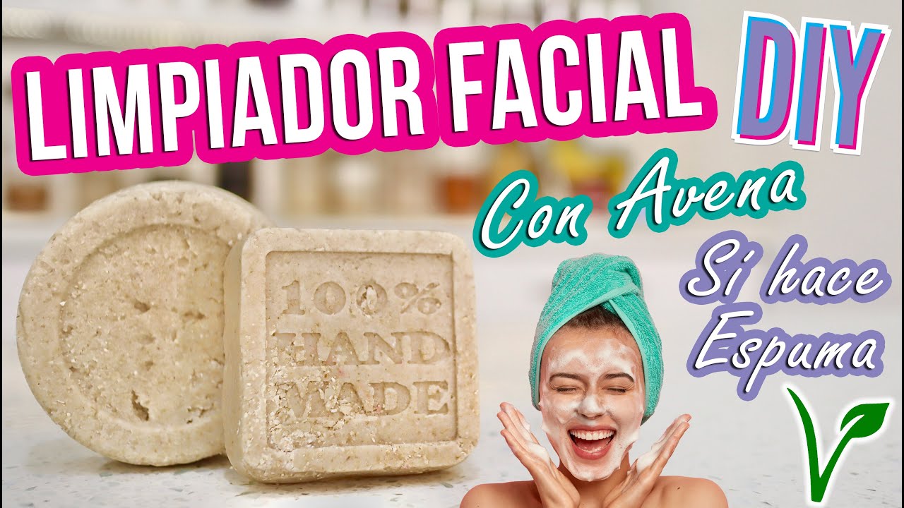 JABÓN LIMPIADOR FACIAL SÓLIDO - DIY - CON AVENA - VEGANO - Mixi