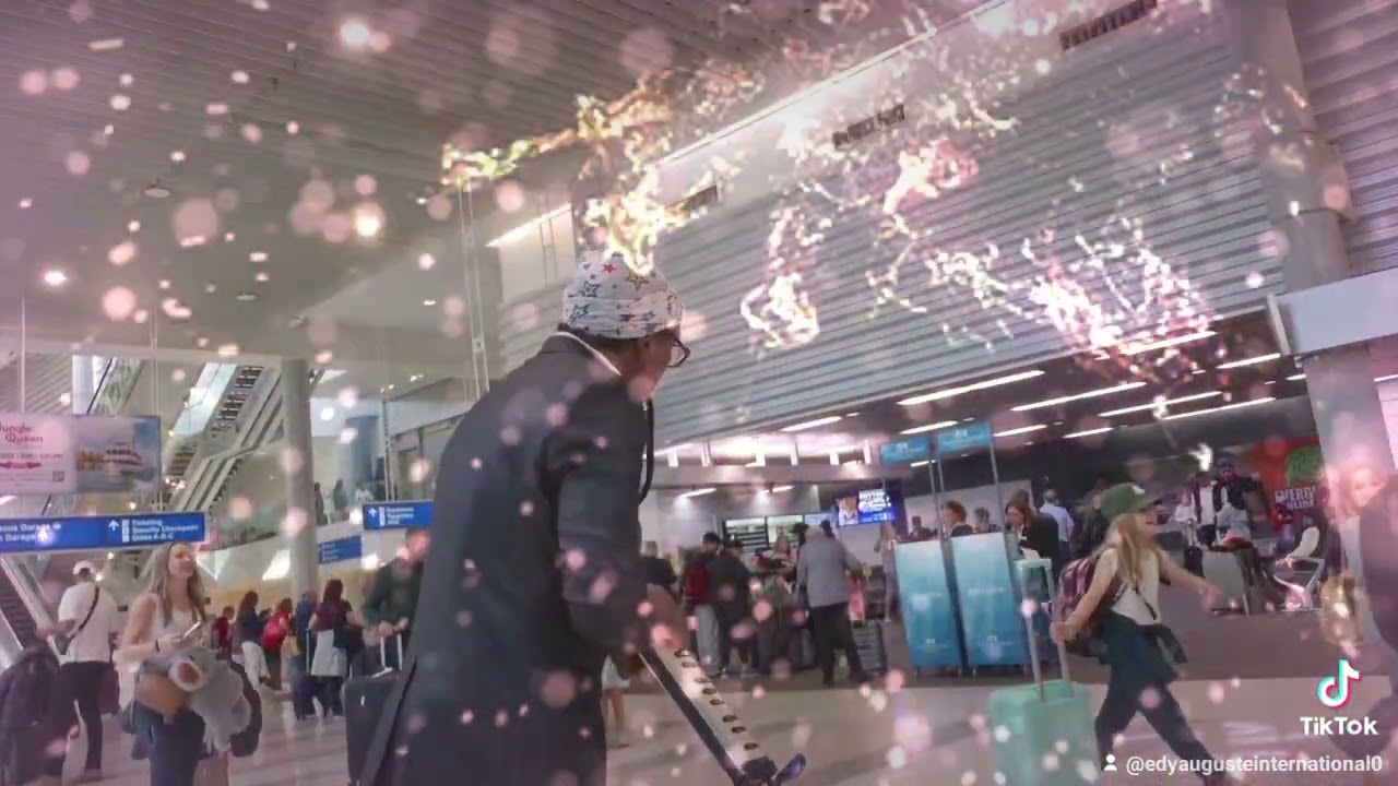 Hello by lionel richie cover Edy Auguste FLL INTERNATIONAL Airport. 