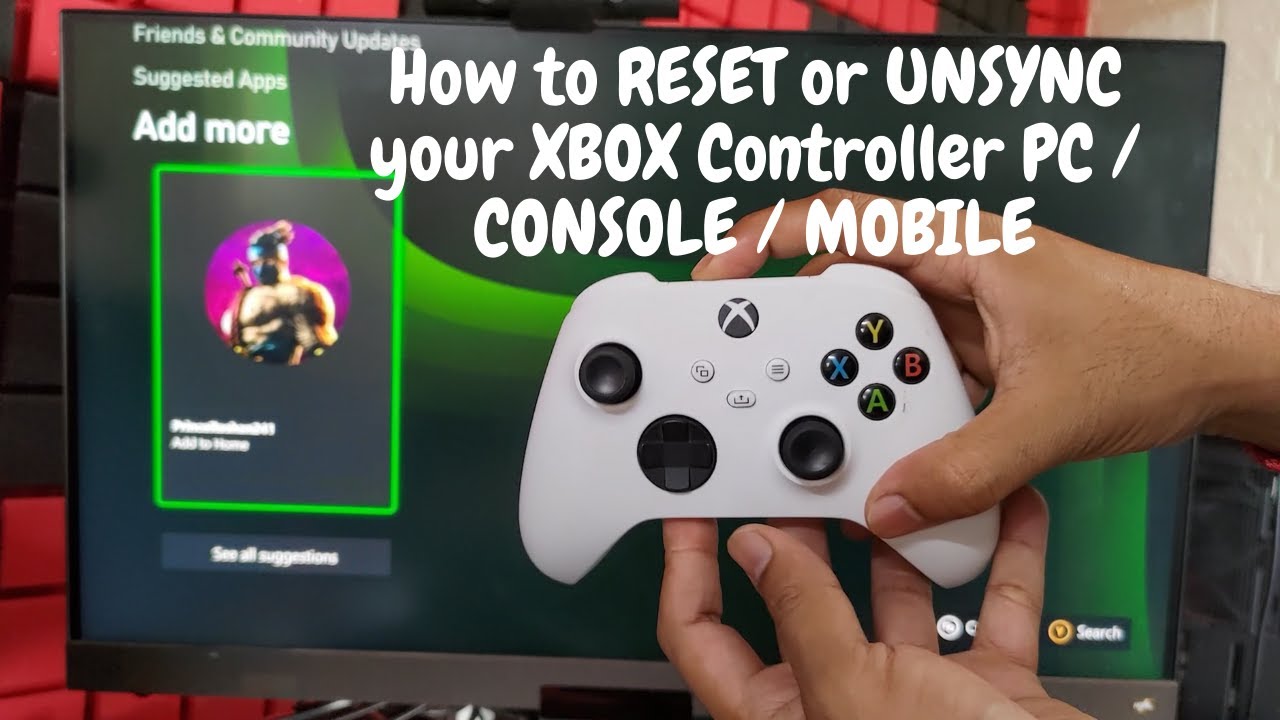 Как сбросить настройки или отменить синхронизацию вашего контроллера XBOX