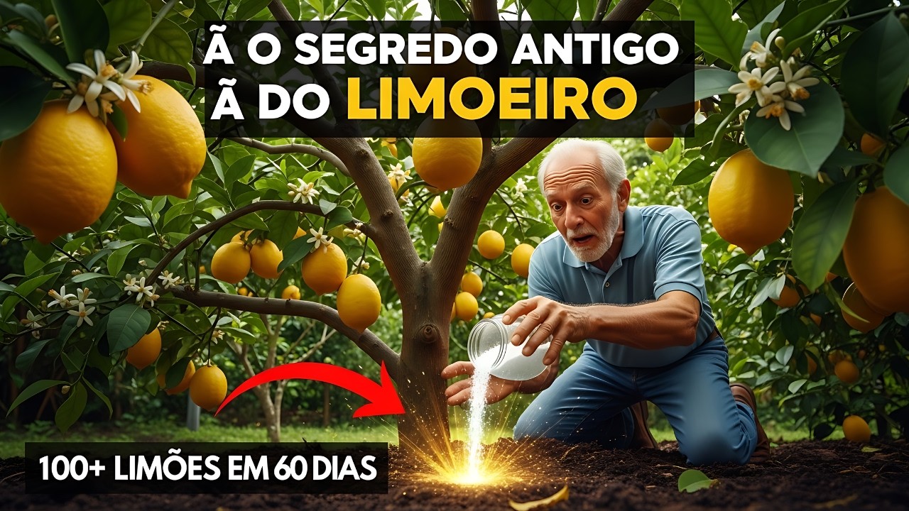 PARE de jogar ISSO fora! O Segredo para o seu Limoeiro carregar em 60 dias