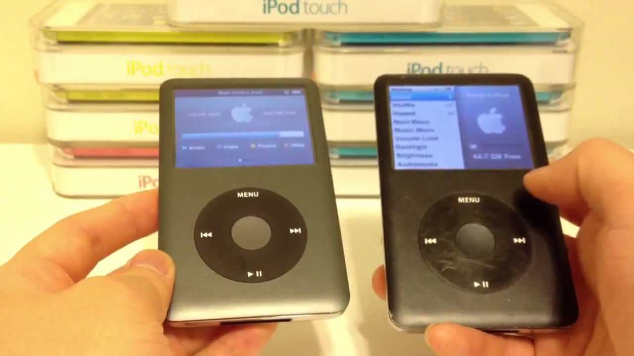 Apple iPod Classic 6th Generation Vs 7th Generation Comparison Difference