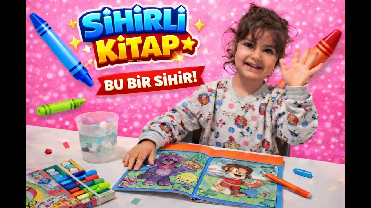SİHİRLİ KALEMLE RESİM YAPTIK! 🖌️ | Su Sürünce Neler Oluyor? 🌈