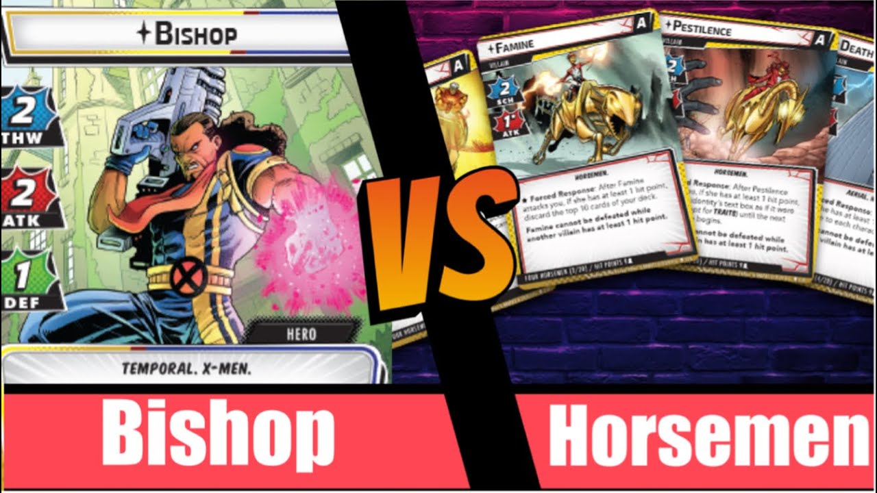 Marvel Champions | Bishop | Vs Horsemen of the Apocalypse | X-Men | Age of Apocalypse | Leadership