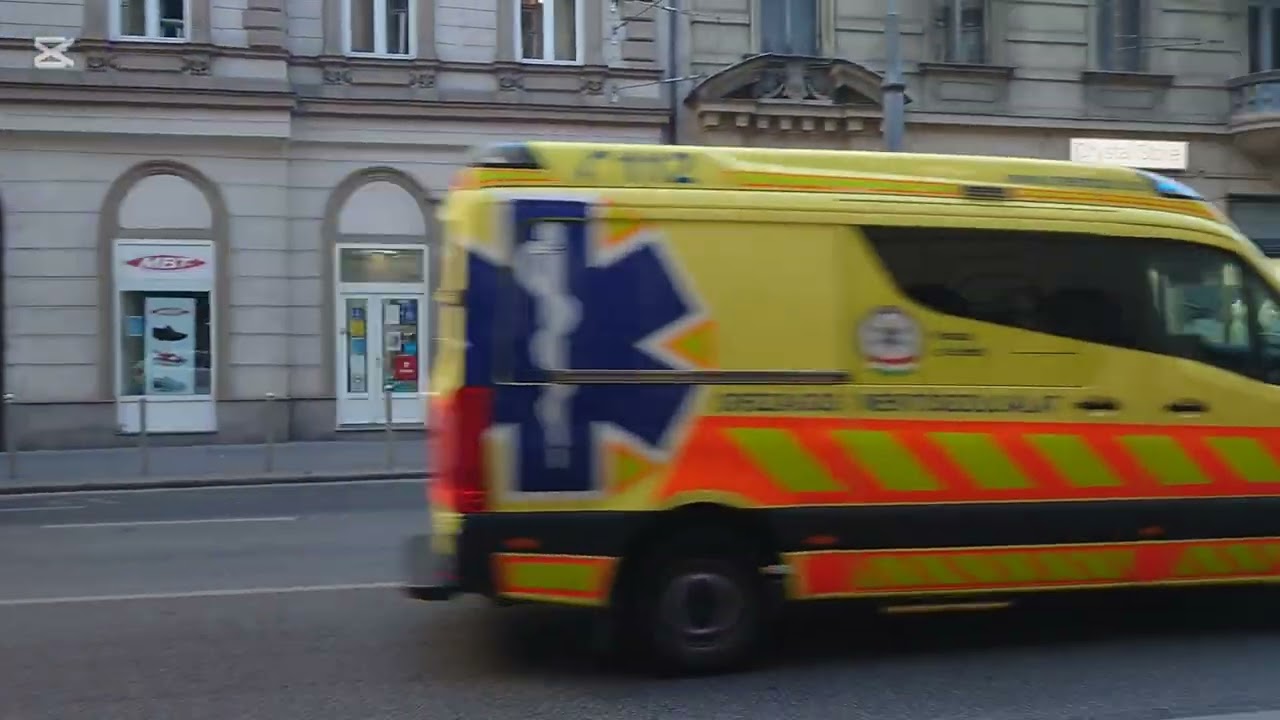 Bussar, spårvagnar, polisbilar, ambulanser, båtar och andra fordon i Budapest.