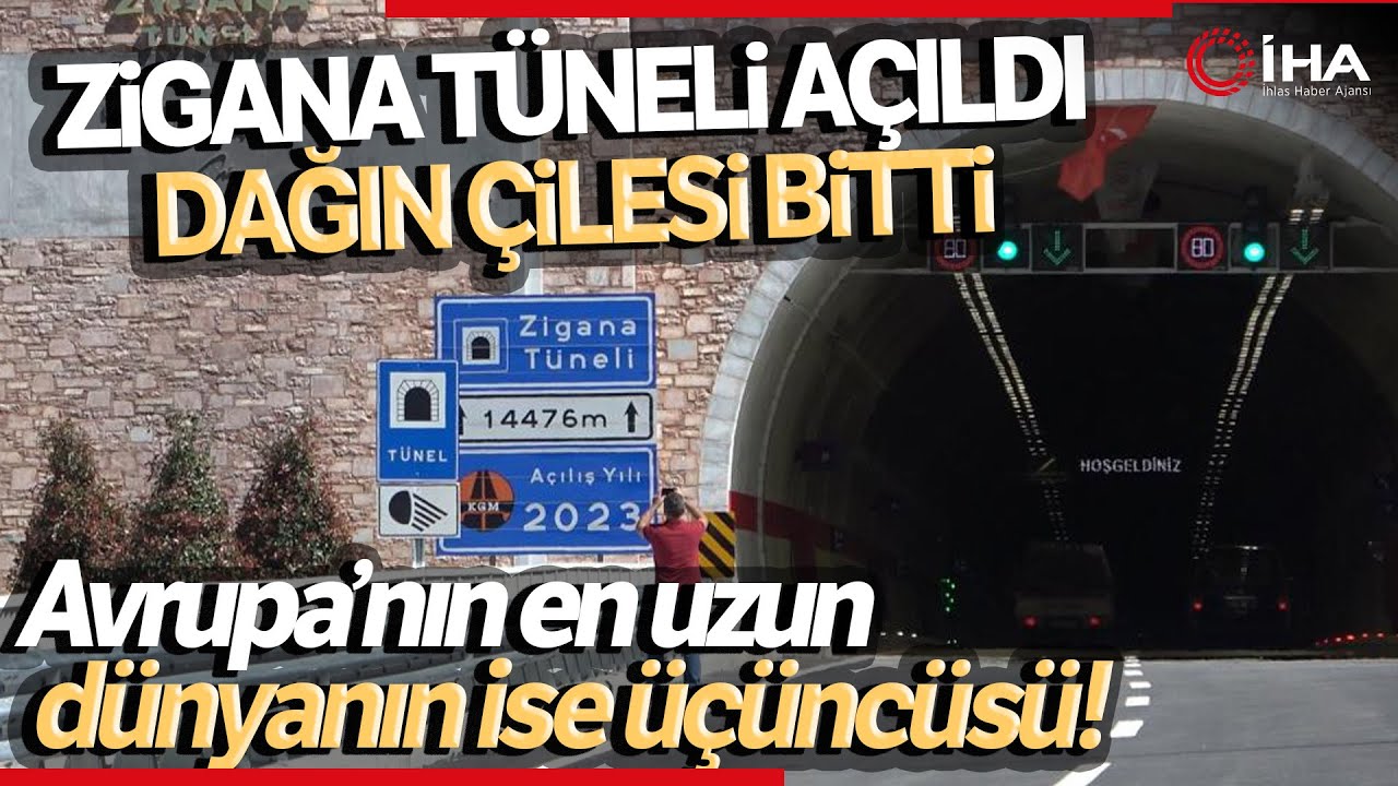 Zigana Tüneli Açıldı, Şoförlerin Dağ Çilesi Bitti