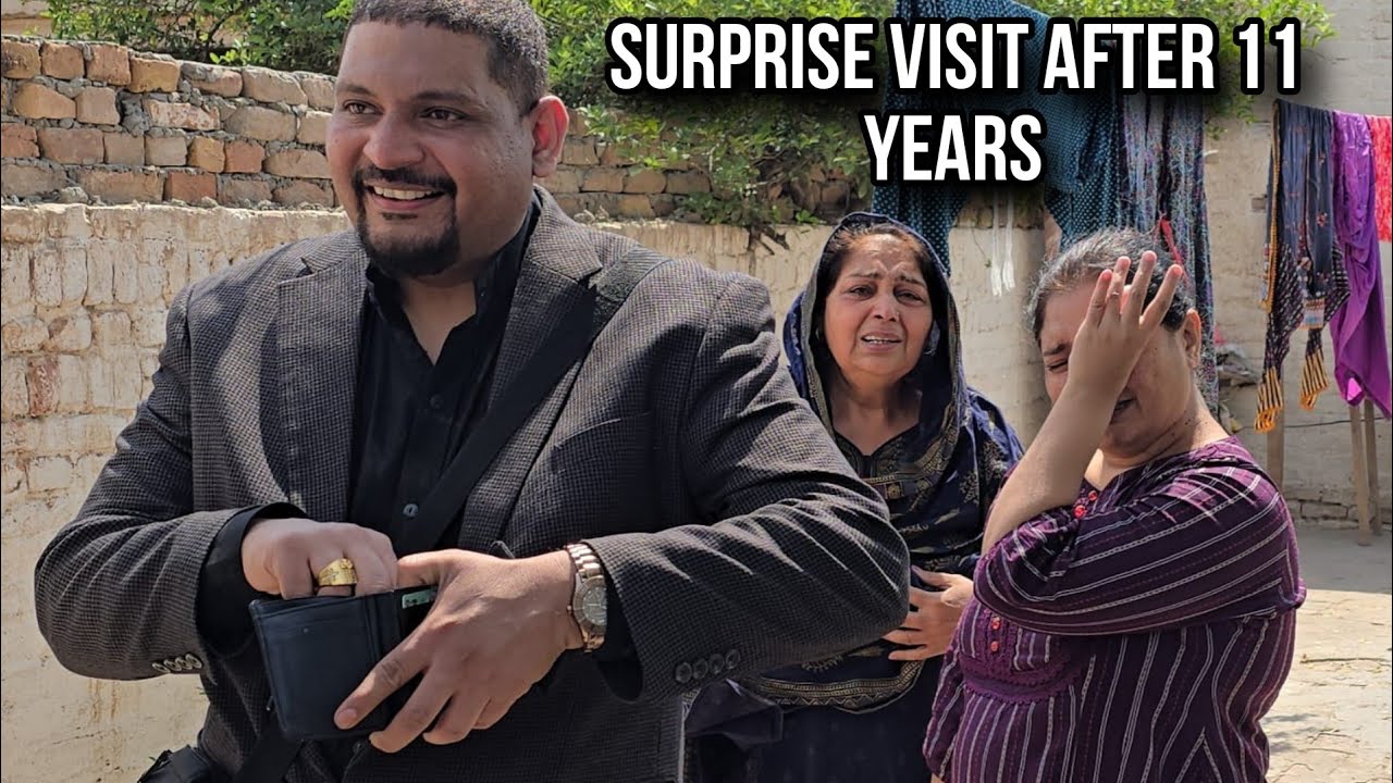 Back home after 11 years | Surprise visit after a long time | Canada to Pakistan | Amber vlogs