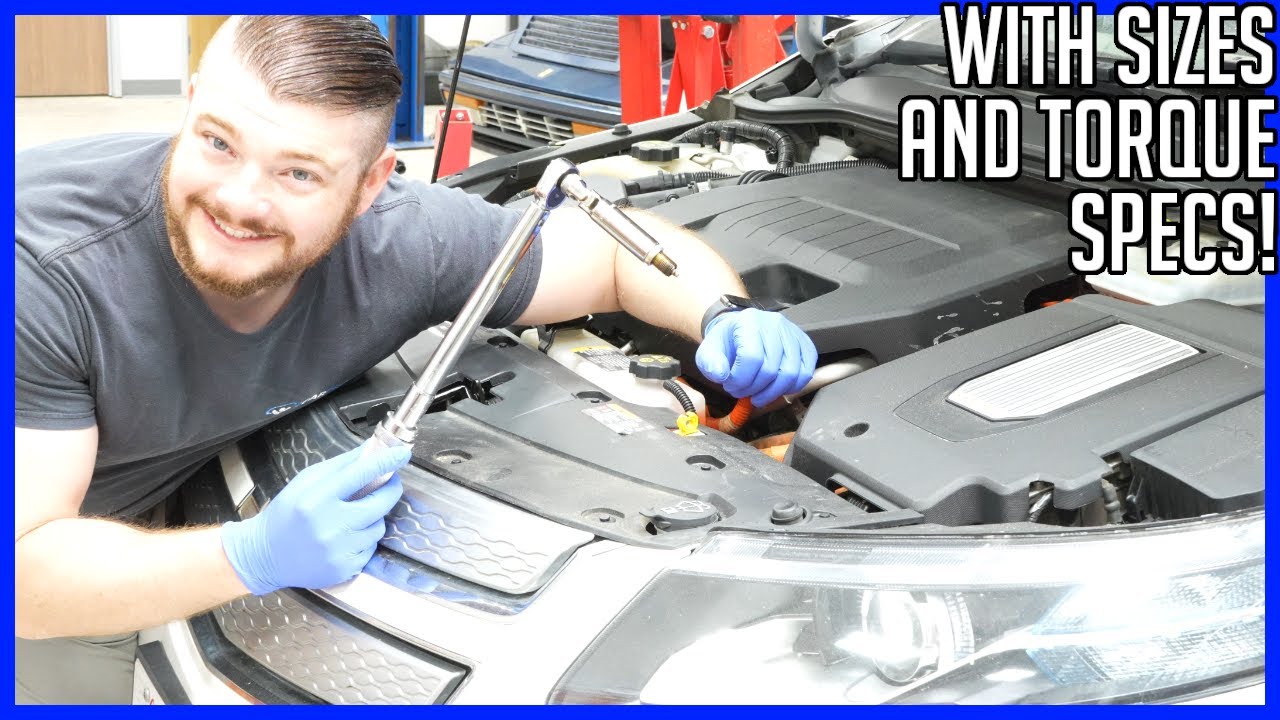 How to Replace Spark Plugs Chevrolet Volt 2010-2015 | WITH SIZES AND TORQUE SPECS! | EASY!