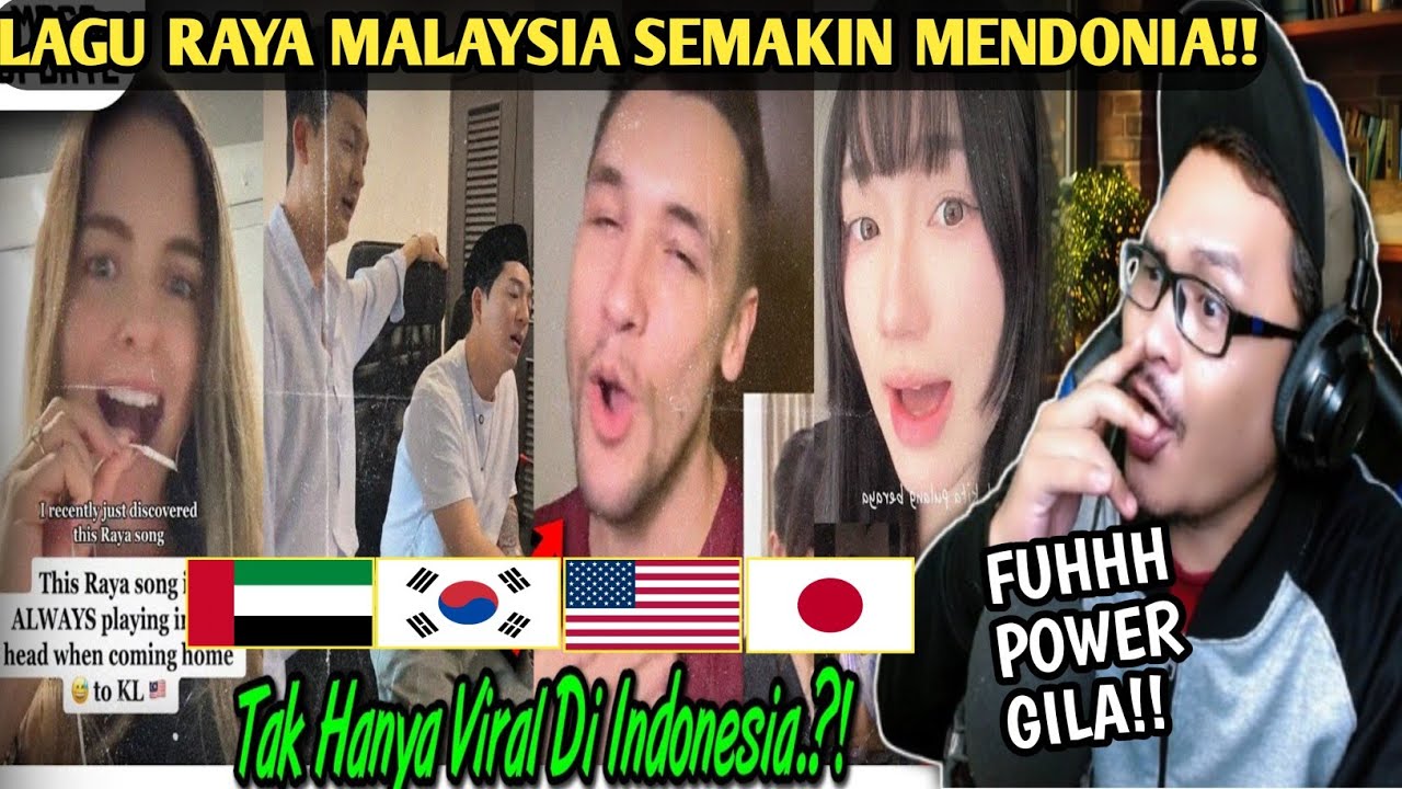 LAGU RAYA MALAYSIA MEMANG POWER GILA‼️ PATUTLAH ORANG LUAR NEGARA AUTO JATUH CINTA‼️ | Wak Lonjong