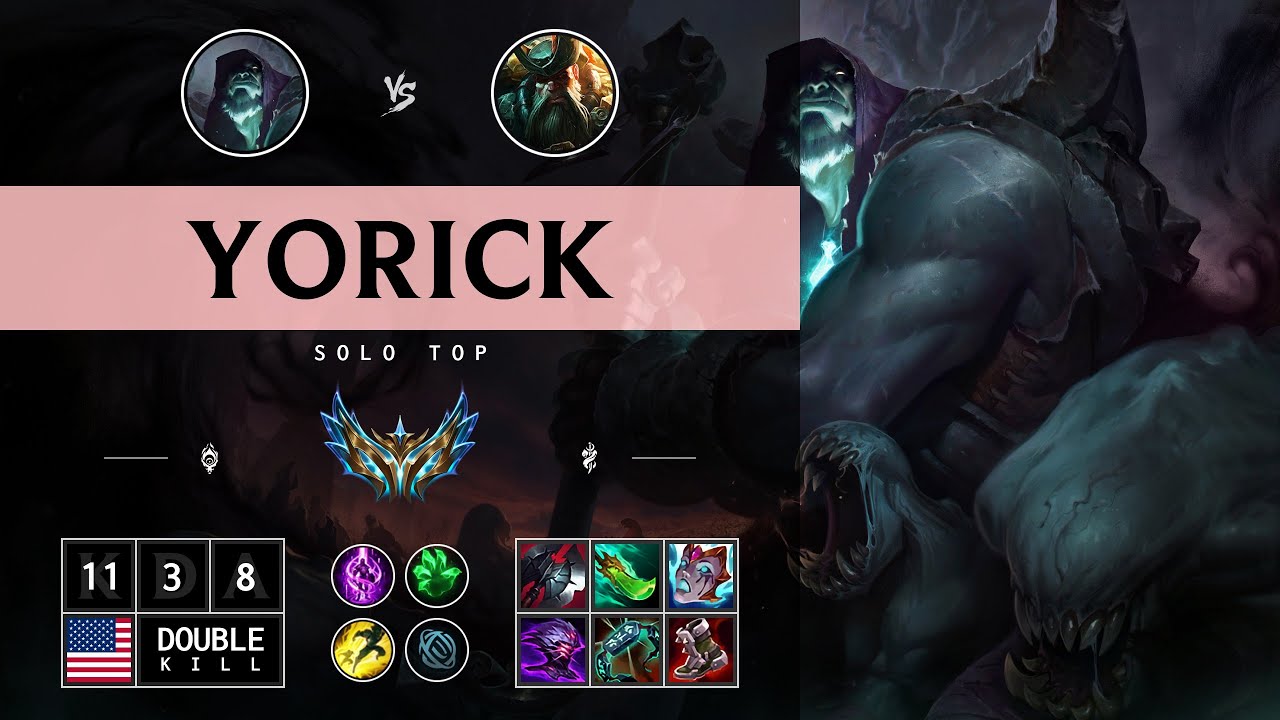 Yorick Top vs Gangplank - NA Challenger Patch 14.12