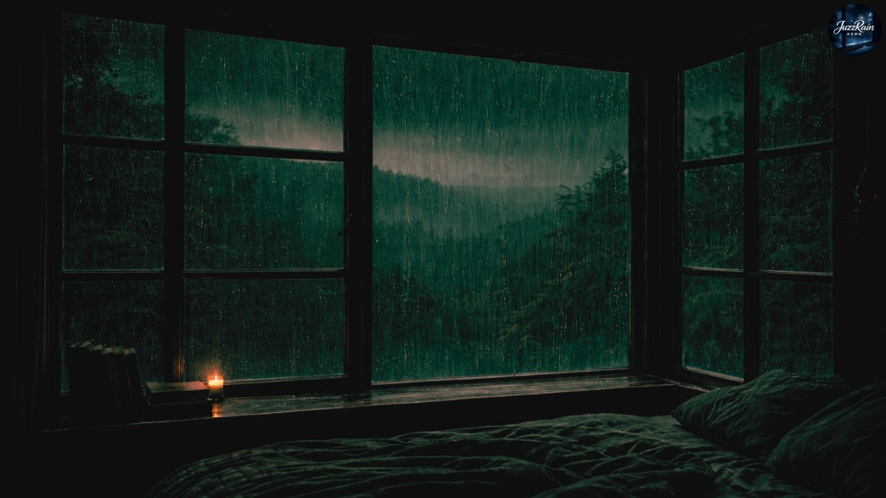 Rain Sounds Outside the Window 🌧️ Relaxing Ambience for Stress Relief & Deep Sleep