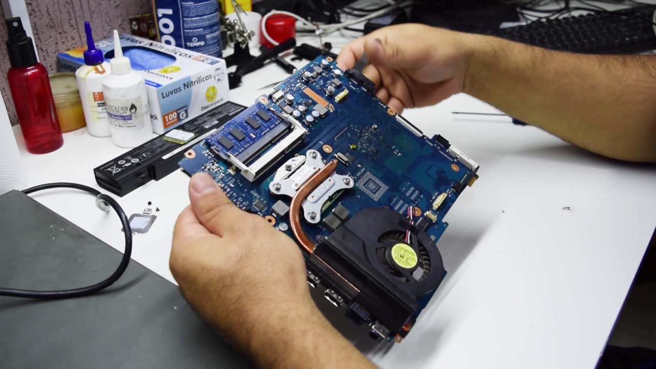 Reparo Samsung RV411 - Não apresentava vídeo
