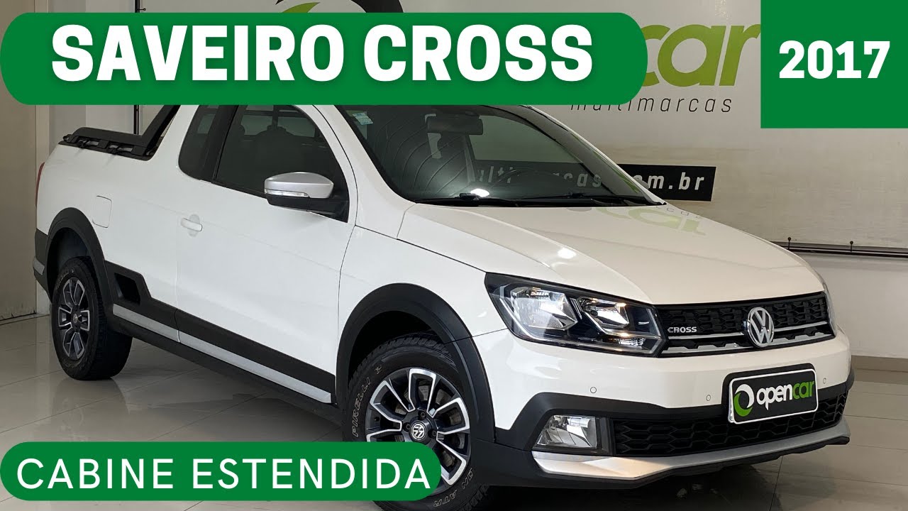 Conheça a Saveiro Cross 2017 Msi 120cv. Cabine estendida equipada com o Pacote 
