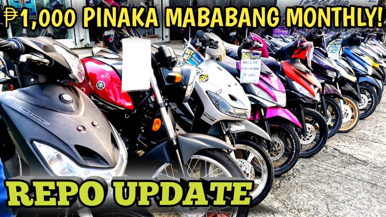 REPO MOTORCYCLE ₱1K PINAKA MABABANG MONTHLY! YAMAHA YTX 125 17K PA MILEAGE