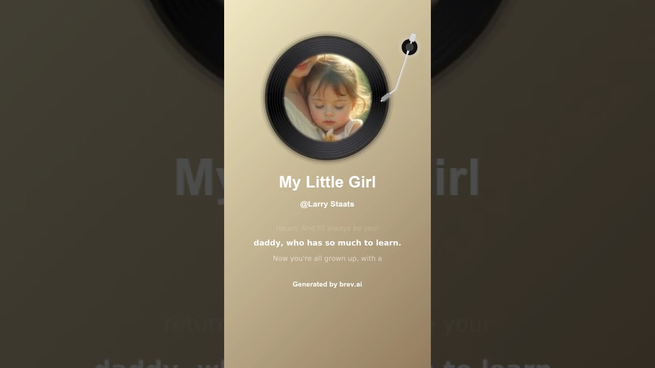 My Little Girl
