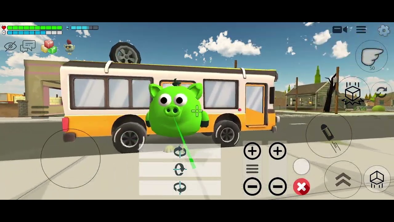 Me Mudo a la Nueva Ciudad de Chicken Gun ✈️ (es Bonito y voy con mi Hijo 🤩)