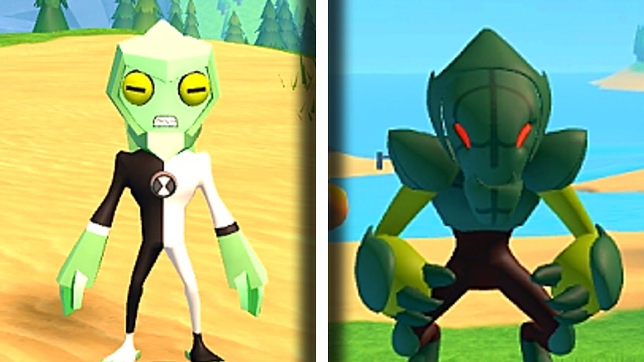 Раш и Даймонд Мэттер добавлены в Roblox Ben 10 Super Hero Time