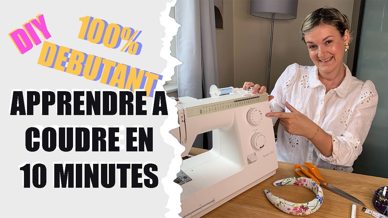 COMMENT SE SERVIR D'UNE MACHINE A COUDRE : installer une canette et faire sa première couture