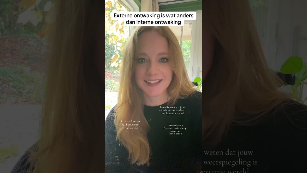Extern ontwaken vs intern ontwaken #zelfbewustzijn #spiritueelontwaken
