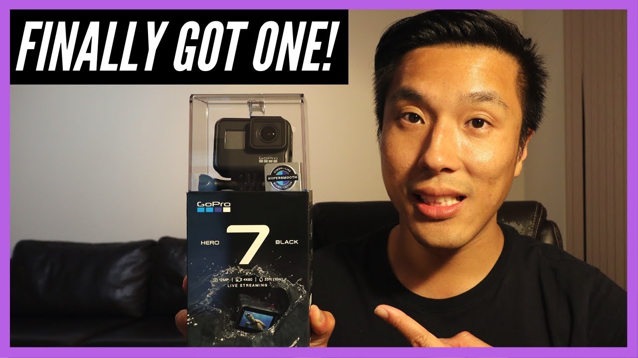 GoPro Hero 7 Black Unboxing and Hypersmooth Comparison Test - Best action camera of 2019 ?