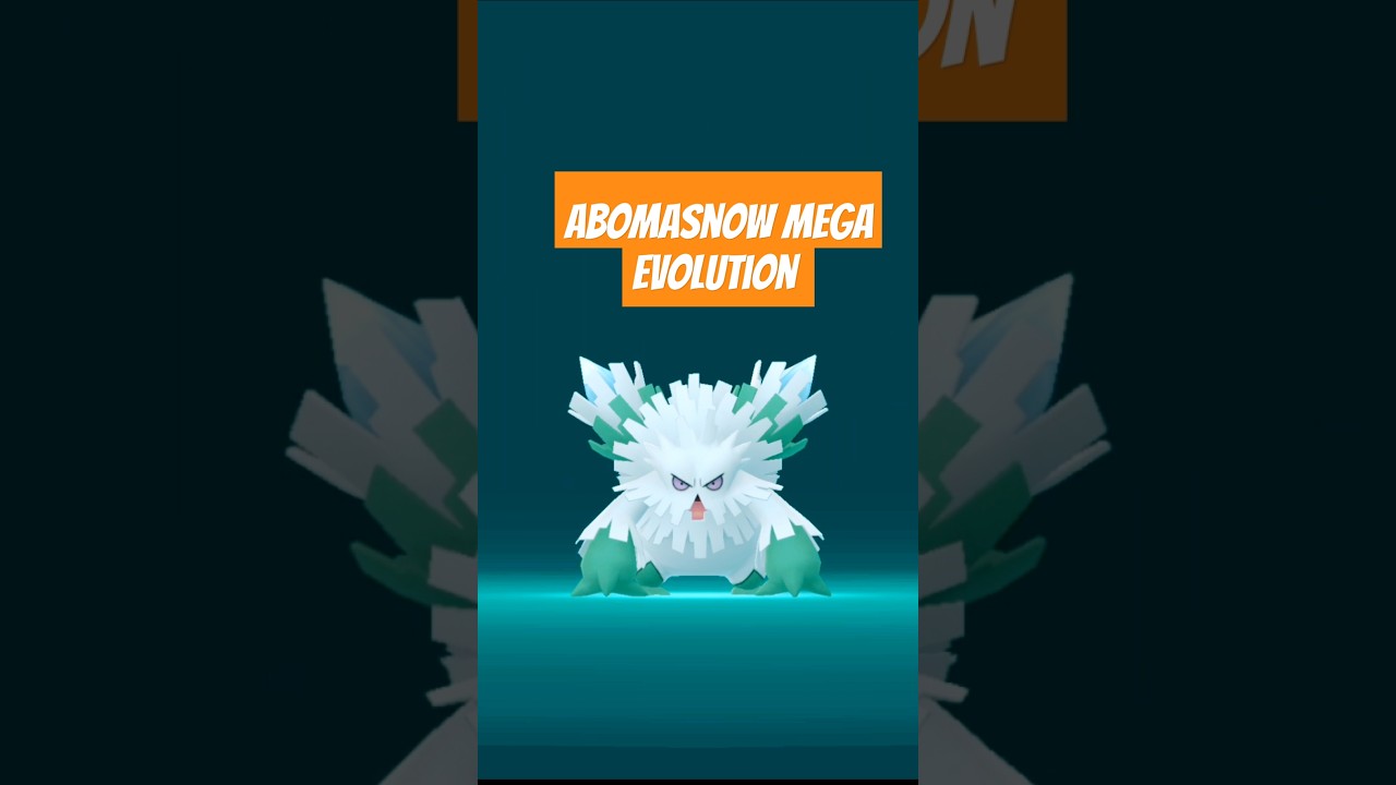 Abomasnow Mega Evolution Pokemon Go#pokemongo #megaevolution #megaabomasnow #pokemongoshorts#shorts