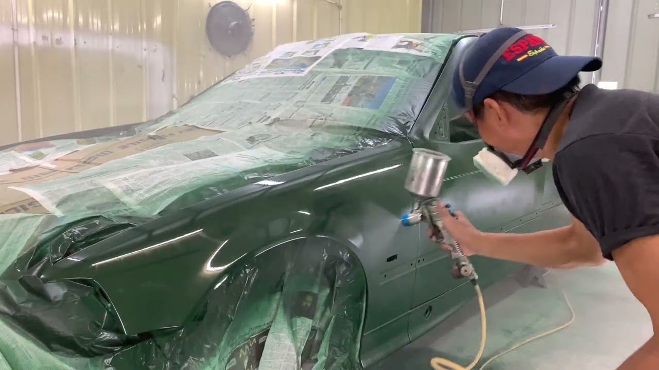 1997 bmw 316i from boston green to british racing green change color👌