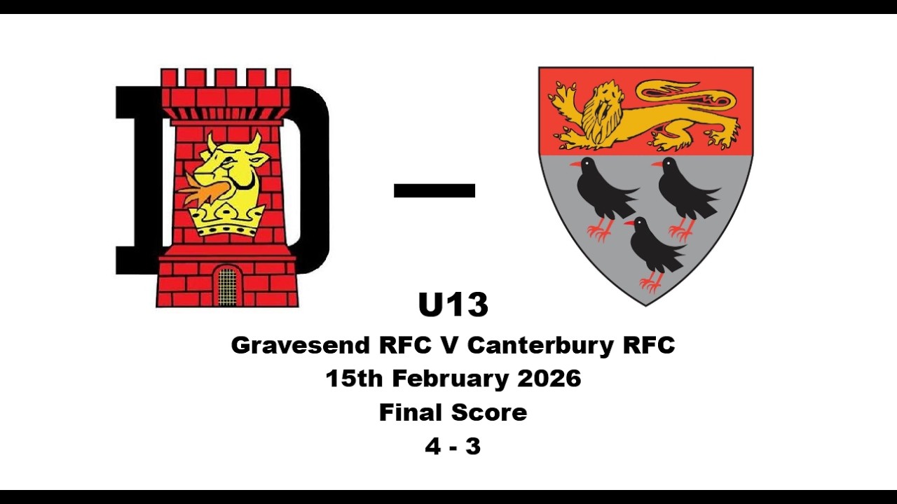 U13s Sunday 15th February 2026