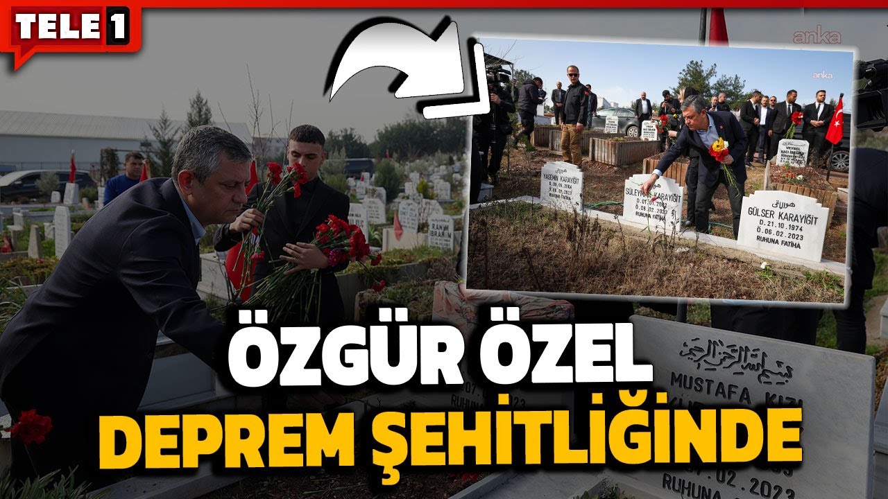 Özgür Özel depremde ailesini kaybedenlerle bir araya geldi...