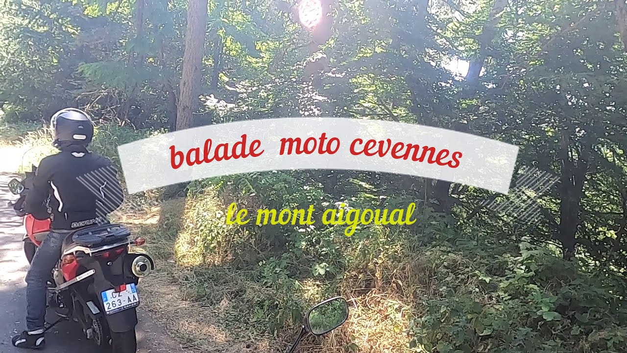 balade moto cevennes le mont aigoual