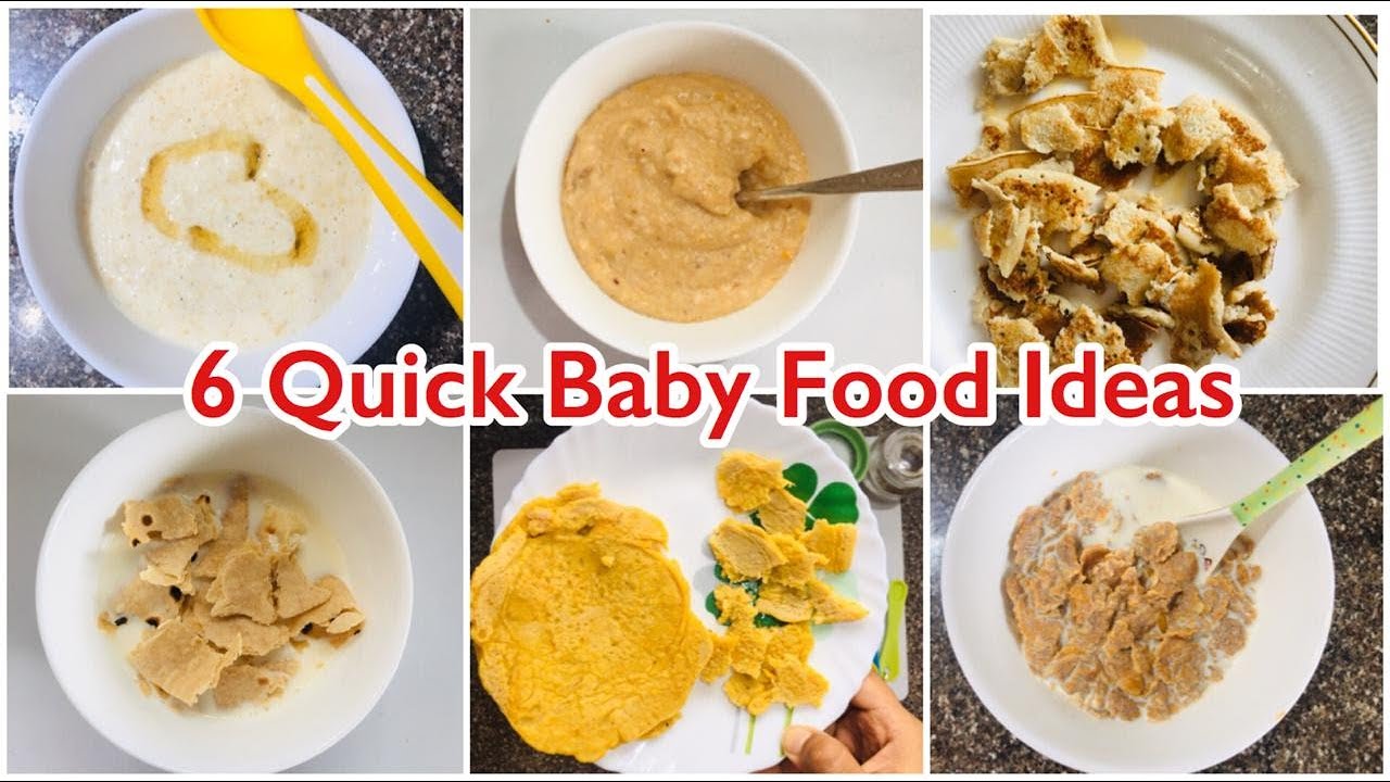 Dinner Recipe for 1-2 year Baby | 6 Quick & Easy Dinner recipe for Babies