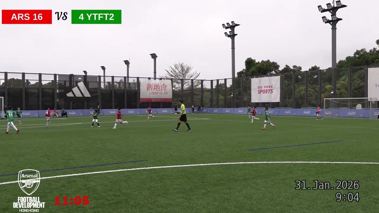 2026-1-31 HKJFL Prem U10 Arsenal vs YTFT 2 GAME 3 / 3